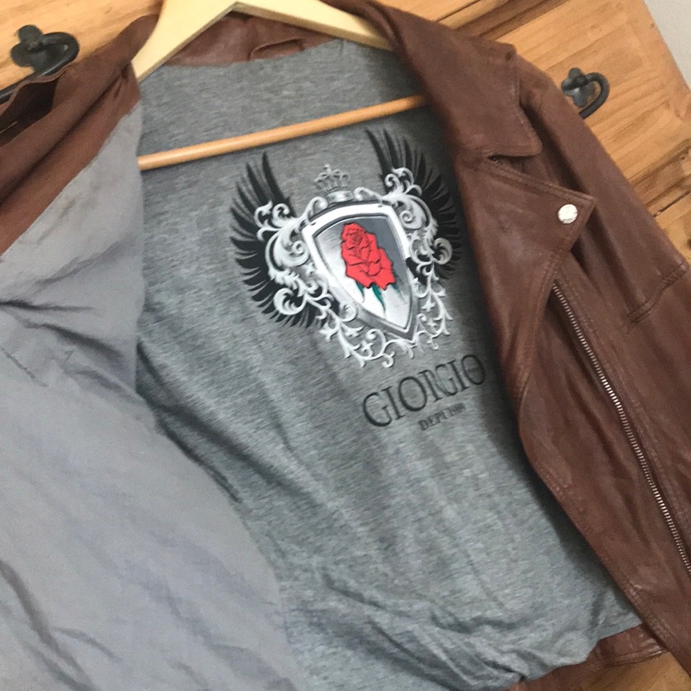 COPY - GIORGIO Paris/ Leather bomber jacket STILL AVAILABLE!!!